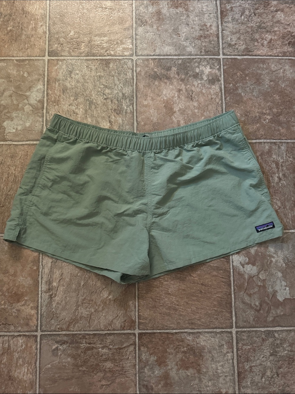 Patagonia Women’s Sage Green Athletic Shorts